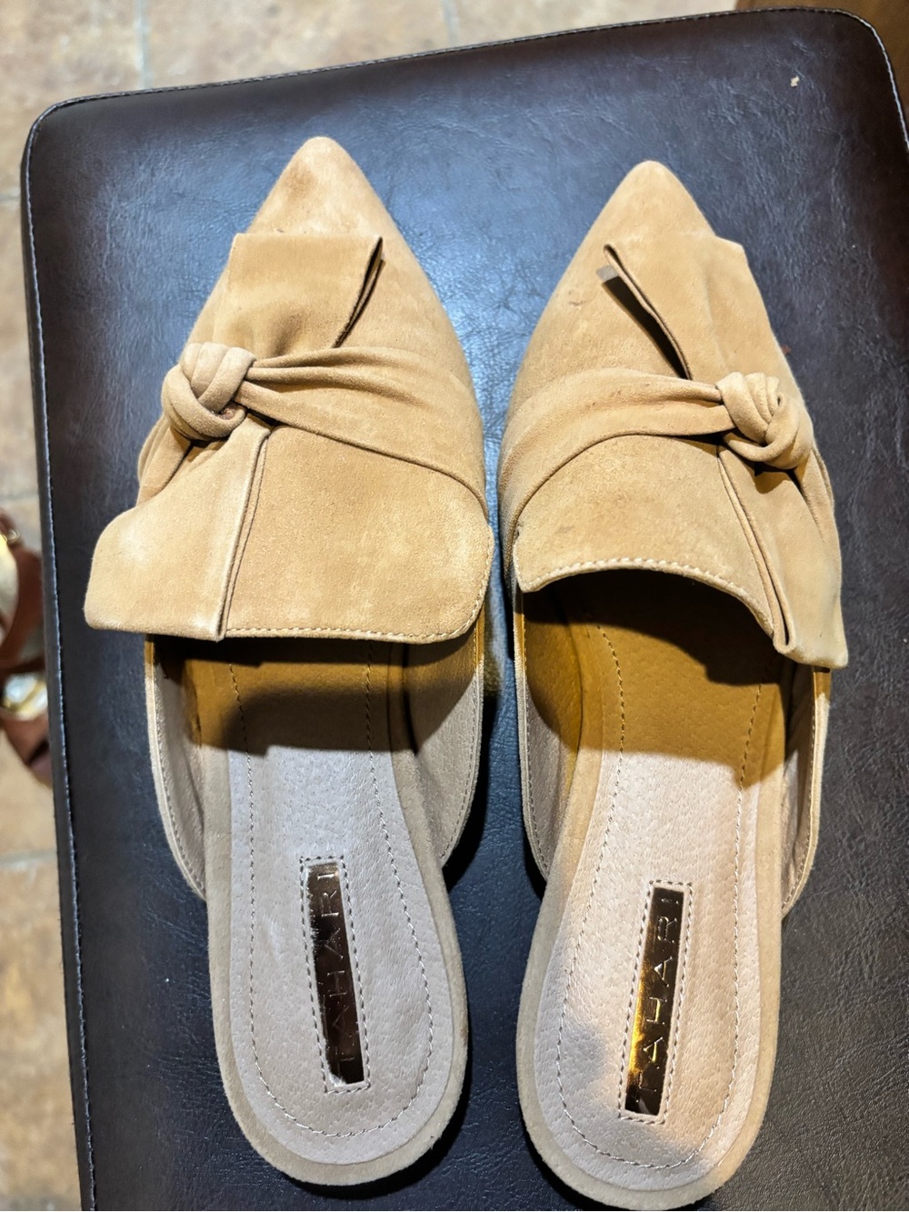 Tahari slip on mule
